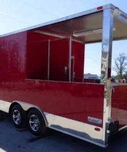 Concession Trailer 8.5' X 20' Red - BBQ Event catering 85 Concession Trailer 8.5' X 20' Red - BBQ Event catering -Cheap Concession Trailers Shop p1120211 small