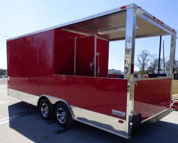 Concession Trailer 8.5' X 20' Red - BBQ Event catering 43 Concession Trailer 8.5' X 20' Red - BBQ Event catering - Image 43