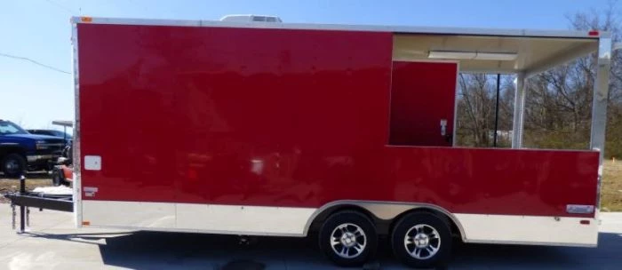 Concession Trailer 8.5' X 20' Red - BBQ Event catering 3 Concession Trailer 8.5' X 20' Red - BBQ Event catering - Image 3