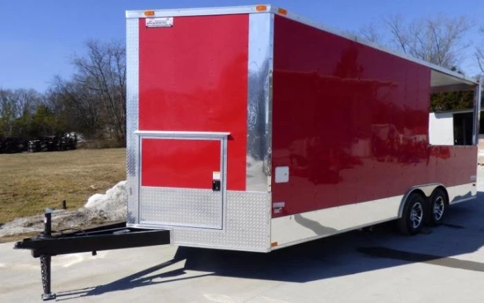 Concession Trailer 8.5' X 20' Red - BBQ Event catering 18 Concession Trailer 8.5' X 20' Red - BBQ Event catering - Image 18