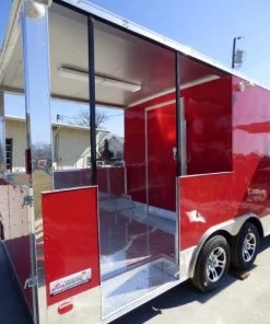 Concession Trailer 8.5' X 20' Red - BBQ Event catering 62 Concession Trailer 8.5' X 20' Red - BBQ Event catering -Cheap Concession Trailers Shop p1120219 small