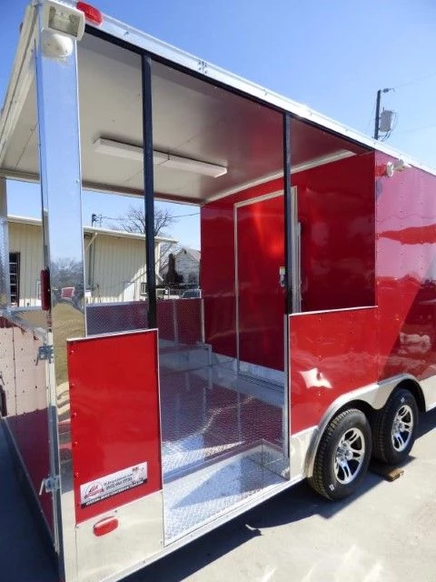 Concession Trailer 8.5' X 20' Red - BBQ Event catering 20 Concession Trailer 8.5' X 20' Red - BBQ Event catering - Image 20