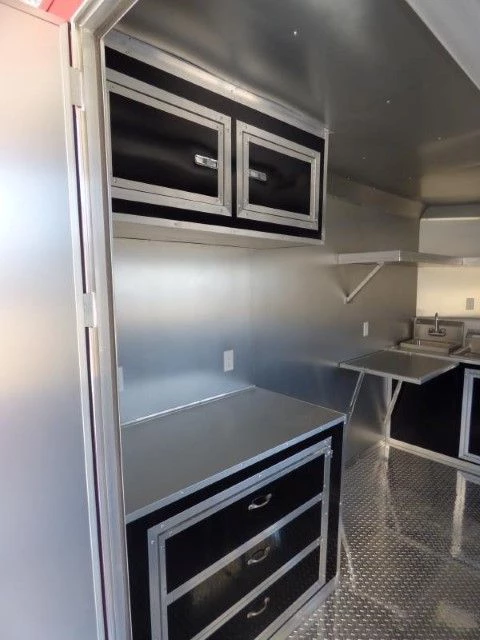 Concession Trailer 8.5' X 20' Red - BBQ Event catering 6 Concession Trailer 8.5' X 20' Red - BBQ Event catering - Image 6