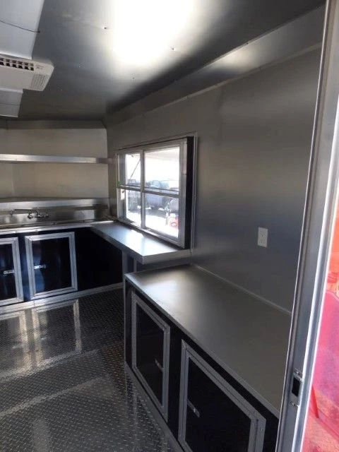 Concession Trailer 8.5' X 20' Red - BBQ Event catering 19 Concession Trailer 8.5' X 20' Red - BBQ Event catering - Image 19