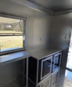 Concession Trailer 8.5' X 20' Red - BBQ Event catering 58 Concession Trailer 8.5' X 20' Red - BBQ Event catering -Cheap Concession Trailers Shop p1120244 small