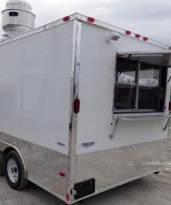 Concession Trailer 8.5' X 16' White Food Event Catering