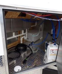 Concession Trailer 8.5' X 16' White Food Event Catering -Cheap Concession Trailers Shop p1120331 small