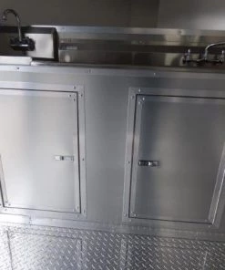 Concession Trailer 8.5' X 16' White Food Event Catering -Cheap Concession Trailers Shop p1120344 small