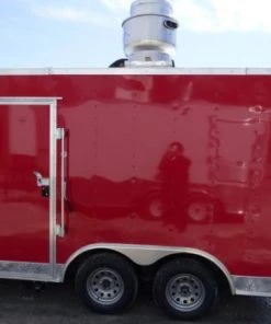 Concession Trailer 8.5' X 14' Red - Food Event Catering -Cheap Concession Trailers Shop p1120368