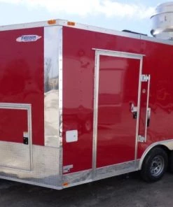 Concession Trailer 8.5' X 14' Red - Food Event Catering -Cheap Concession Trailers Shop p1120369