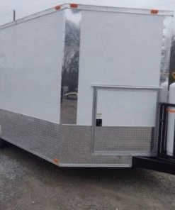 Concession Trailer 8.5' X 16' White - Vending and Event Catering -Cheap Concession Trailers Shop p1120483 small