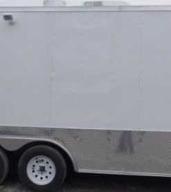 Concession Trailer 8.5' X 16' White - Vending and Event Catering -Cheap Concession Trailers Shop p1120484 small