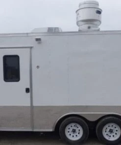 Concession Trailer 8.5' X 16' White - Vending and Event Catering -Cheap Concession Trailers Shop p1120488 small