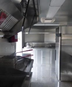 Concession Trailer 8.5' X 16' White - Vending and Event Catering -Cheap Concession Trailers Shop p1120513 small