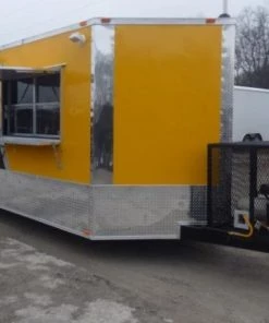 Concession Trailer 8.5 X 24 Yellow - Food Event Catering -Cheap Concession Trailers Shop p1120524 small