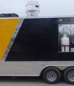 Concession Trailer 8.5 X 24 Yellow - Food Event Catering -Cheap Concession Trailers Shop p1120529 small