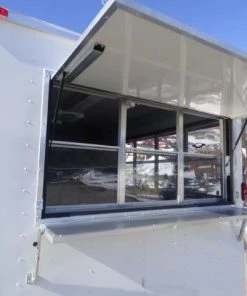 Concession Trailer 8.5' X 15' White - Food Event Catering -Cheap Concession Trailers Shop p1120612 small