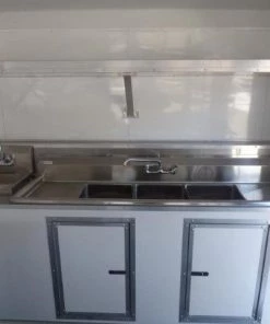 Concession Trailer 8.5' X 15' White - Food Event Catering -Cheap Concession Trailers Shop p1120616 small