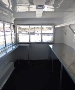 Concession Trailer 8.5' X 15' White - Food Event Catering -Cheap Concession Trailers Shop p1120620 small