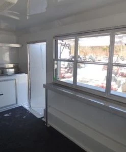 Concession Trailer 8.5' X 15' White - Food Event Catering -Cheap Concession Trailers Shop p1120625 small