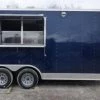 Concession Trailer 8.5 X 16' Indigo Blue - Food Event Catering