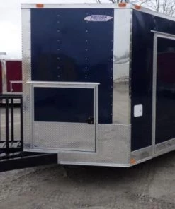 Concession Trailer 8.5 X 16' Indigo Blue - Food Event Catering -Cheap Concession Trailers Shop p1120636 small