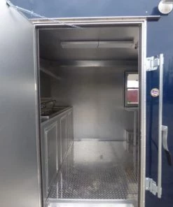 Concession Trailer 8.5 X 16' Indigo Blue - Food Event Catering -Cheap Concession Trailers Shop p1120645 small