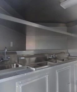 Concession Trailer 8.5 X 16' Indigo Blue - Food Event Catering -Cheap Concession Trailers Shop p1120646 small