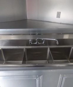 Concession Trailer 8.5 X 16' Indigo Blue - Food Event Catering -Cheap Concession Trailers Shop p1120650 small