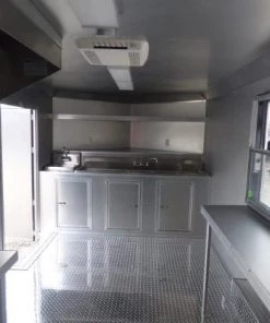 Concession Trailer 8.5 X 16' Indigo Blue - Food Event Catering -Cheap Concession Trailers Shop p1120664 small