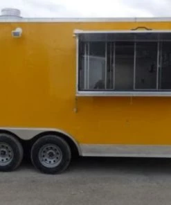 Concession Trailer 8.5' X 18' Yellow - Food Event Catering 70 Concession Trailer 8.5' X 18' Yellow - Food Event Catering -Cheap Concession Trailers Shop p1120669 small