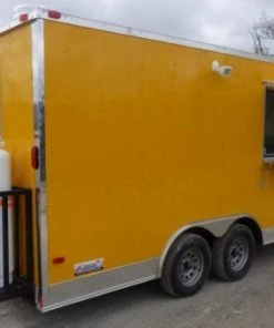Concession Trailer 8.5' X 18' Yellow - Food Event Catering 75 Concession Trailer 8.5' X 18' Yellow - Food Event Catering -Cheap Concession Trailers Shop p1120670 small
