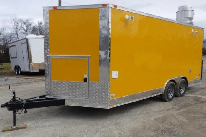 Concession Trailer 8.5' X 18' Yellow - Food Event Catering 12 Concession Trailer 8.5' X 18' Yellow - Food Event Catering - Image 12