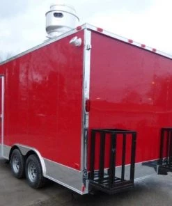 Concession Trailer 8.5' X 17' Red - Food Event Catering -Cheap Concession Trailers Shop p1120755 small