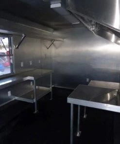 Concession Trailer 8.5' X 17' Red - Food Event Catering -Cheap Concession Trailers Shop p1120766 small