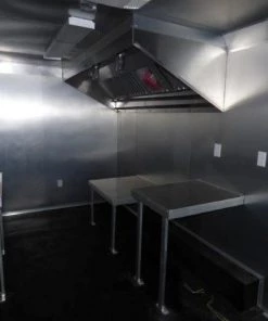 Concession Trailer 8.5' X 17' Red - Food Event Catering -Cheap Concession Trailers Shop p1120767 small