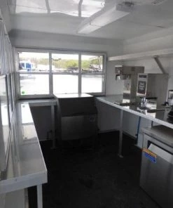 Concession Trailer 8.5' X 15' White - Food Event Catering -Cheap Concession Trailers Shop p1120920 small