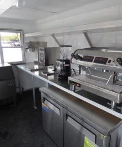 Concession Trailer 8.5' X 15' White - Food Event Catering -Cheap Concession Trailers Shop p1120925 small