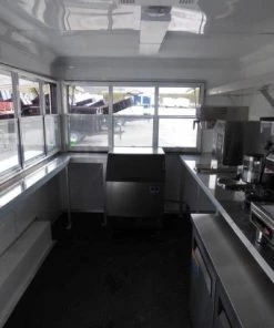 Concession Trailer 8.5' X 15' White - Food Event Catering -Cheap Concession Trailers Shop p1120926 small