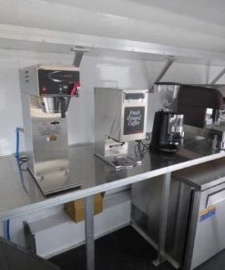 Concession Trailer 8.5' X 15' White - Food Event Catering -Cheap Concession Trailers Shop p1120931 small