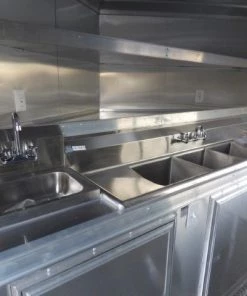 Concession Trailer 8.5' X 18' White - Food Event Catering -Cheap Concession Trailers Shop p1120955 small