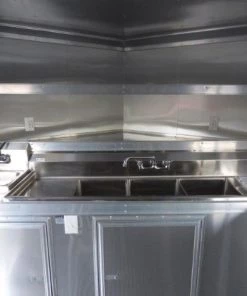 Concession Trailer 8.5' X 18' White - Food Event Catering -Cheap Concession Trailers Shop p1120957 small