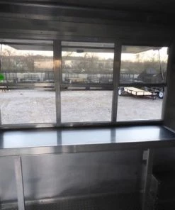 Concession Trailer 8.5' X 18' White - Food Event Catering -Cheap Concession Trailers Shop p1120964 small