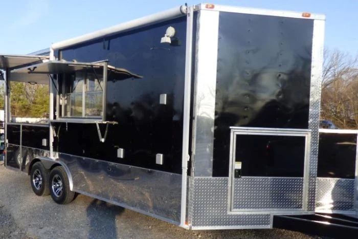 Concession Trailer 8.5' X 20' Black - BBQ Event Catering 15 Concession Trailer 8.5' X 20' Black - BBQ Event Catering - Image 15