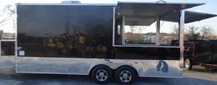Concession Trailer 8.5' X 20' Black - BBQ Event Catering 31 Concession Trailer 8.5' X 20' Black - BBQ Event Catering - Image 31