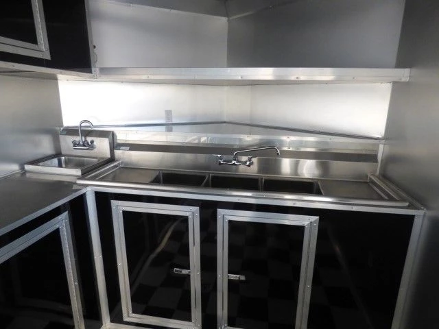 Concession Trailer 8.5' X 20' Black - BBQ Event Catering 27 Concession Trailer 8.5' X 20' Black - BBQ Event Catering - Image 27