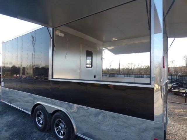 Concession Trailer 8.5' X 20' Black - BBQ Event Catering 37 Concession Trailer 8.5' X 20' Black - BBQ Event Catering - Image 37