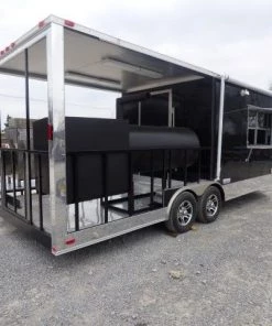 Concession Trailer 8.5' X 22' Black - Food Event Catering -Cheap Concession Trailers Shop p1130019 small