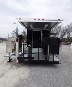 Concession Trailer 8.5' X 22' Black - Food Event Catering -Cheap Concession Trailers Shop p1130020 small