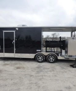Concession Trailer 8.5' X 22' Black - Food Event Catering -Cheap Concession Trailers Shop p1130022 small